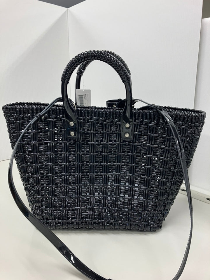 Balenciaga Small Faux Cuir Bistro Basket Sac