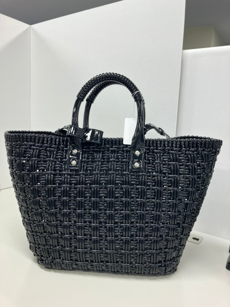 Balenciaga Small Faux Cuir Bistro Basket Sac