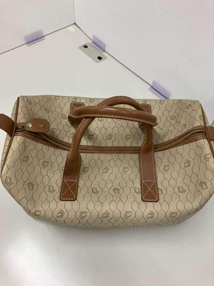 Dior Honeycomb Coated Toile Boston Sac