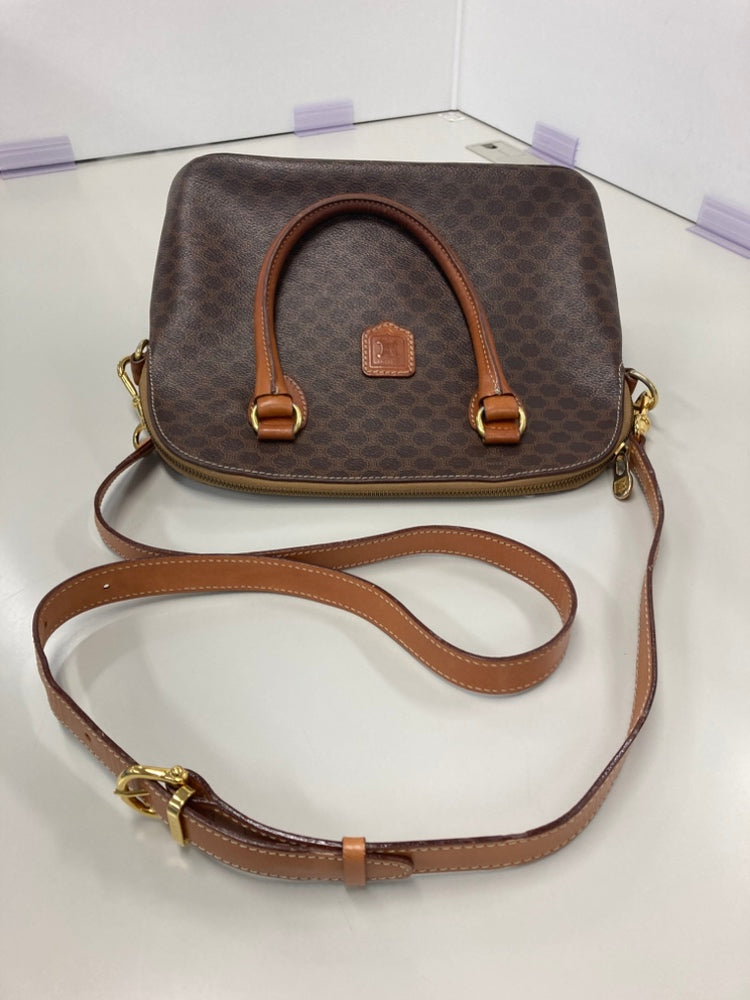 Celine Macadam Coated Toile Dome Sac