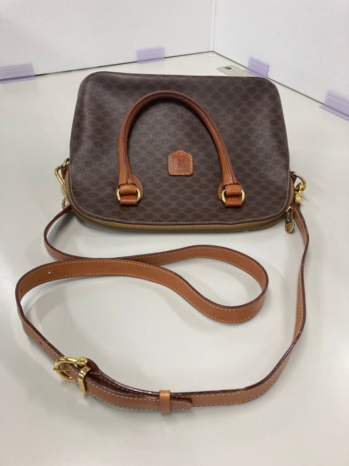 Celine Macadam Coated Toile Dome Sac