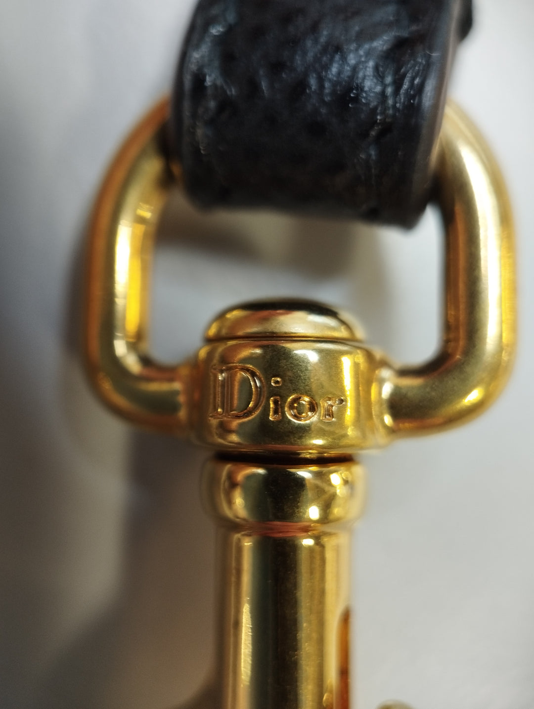 Dior Cuir de veau grainé Caro Double Pochette