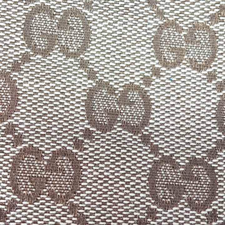 Gucci Medium GG Toile Bamboo Pompon Cabas