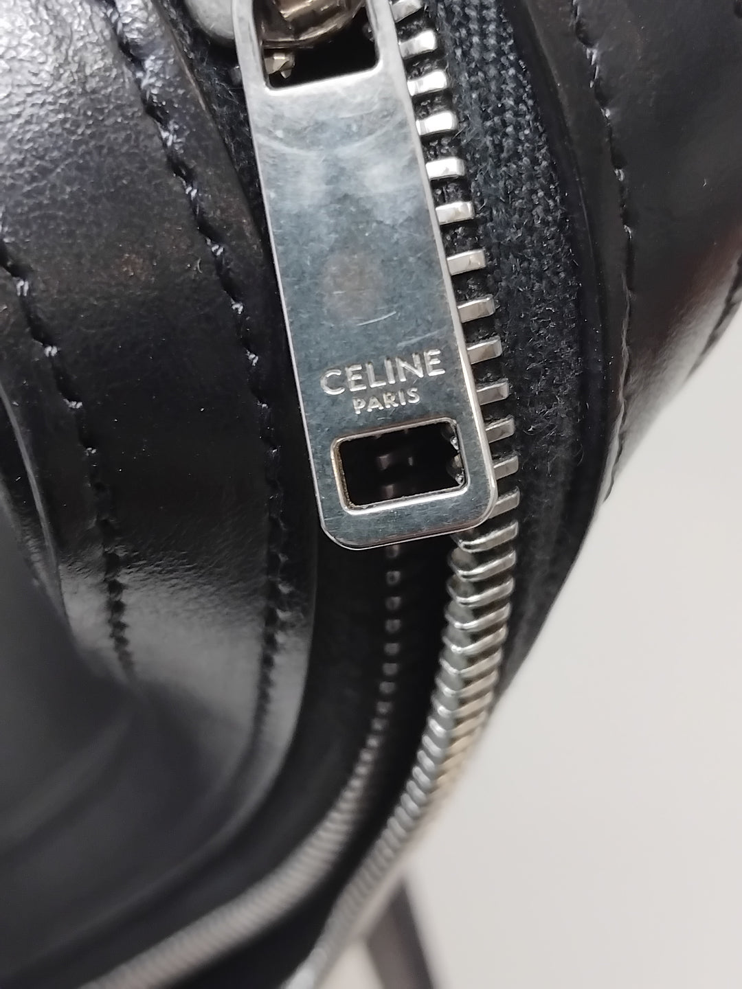 Celine Smooth Cuir de veau Logo Messenger Sac
