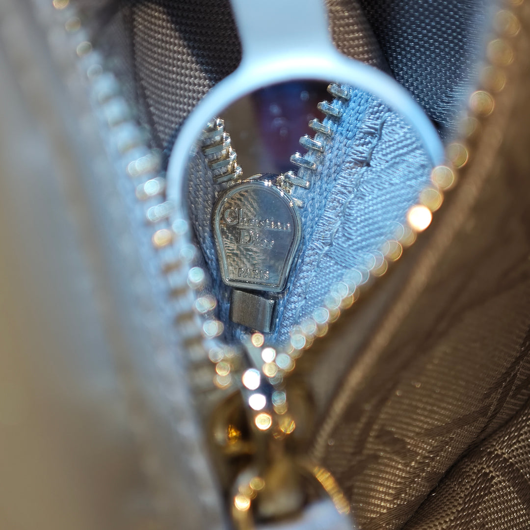 Dior Mini Metallic Cuir d’agneau Cannage Lady Dior