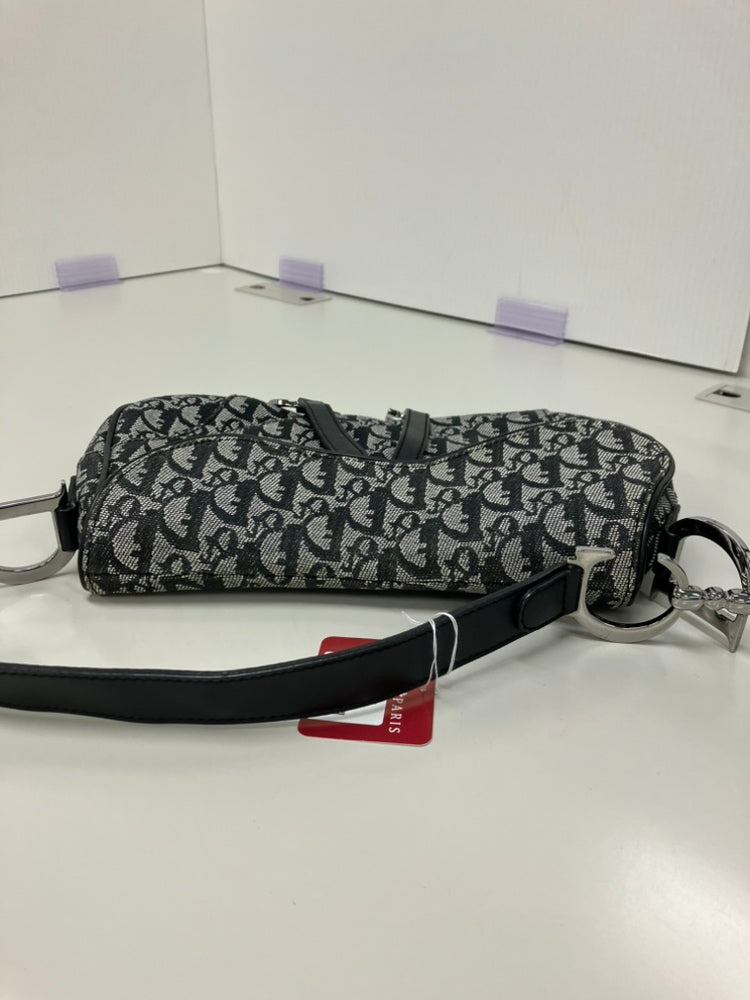 Dior Diorissimo Toile Double Saddle Sac