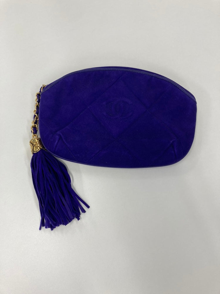 Chanel CC Daim Pompon Pochette
