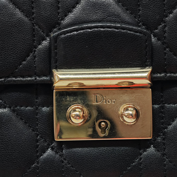 Dior Cuir d’agneau Cannage Miss Dior Promenade Wallet on Chain
