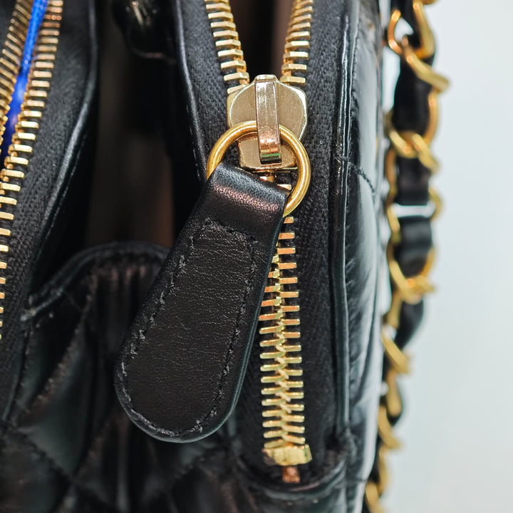Chanel Matelassé Glazed Cuir de veau Reissue Mademoiselle Accordion Cabas