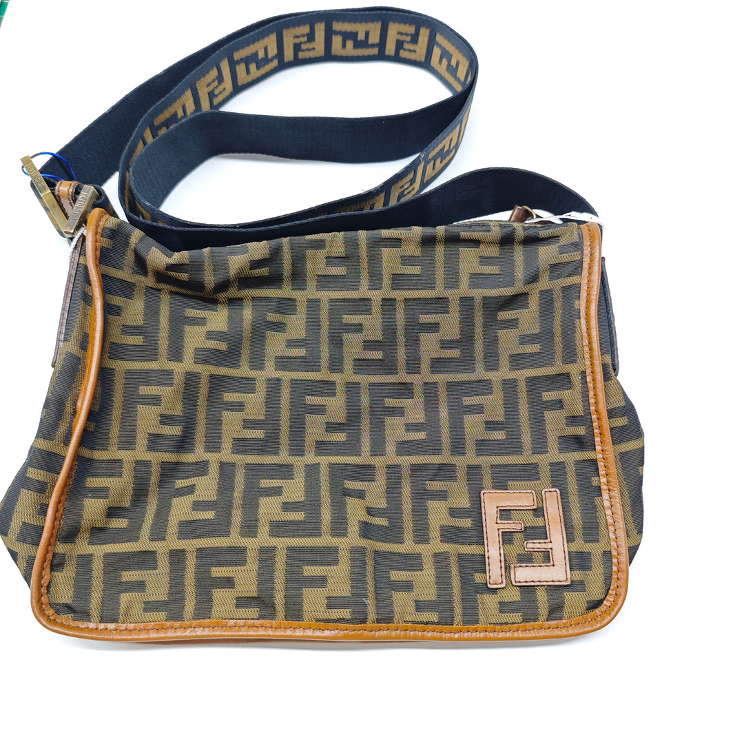 Fendi Zucca Toile Sac porté croisé