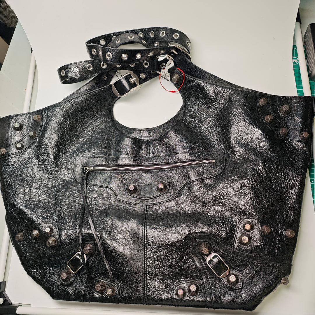 Balenciaga Large Arena Cuir d’agneau Le Cagole Carry All Cabas
