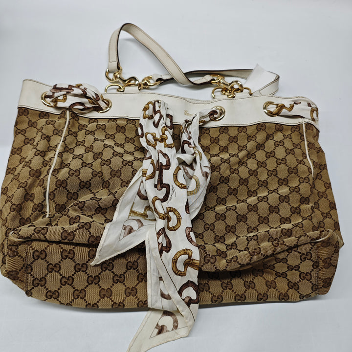 Gucci Large GG Toile Positano Cabas
