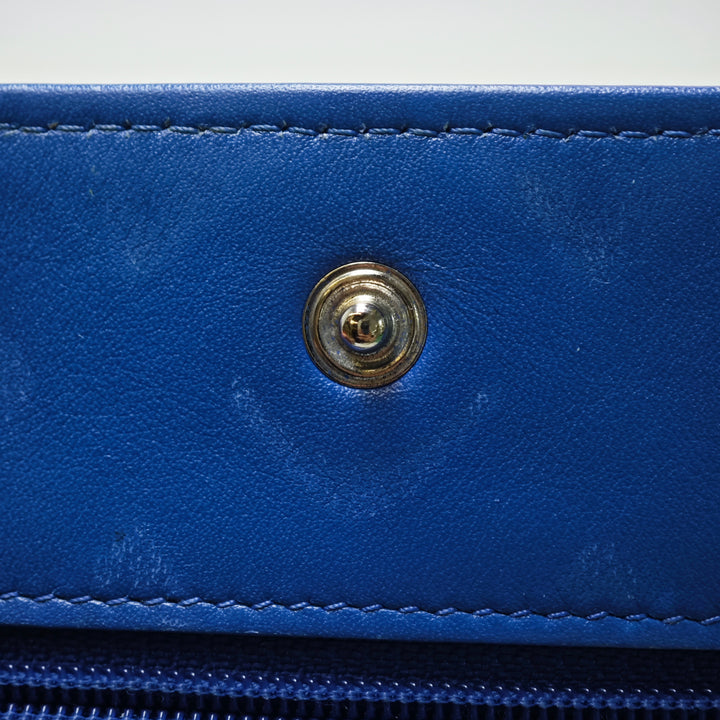 Chanel CC Matelassé Cuir verni Wallet on Chain