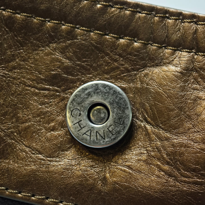 Chanel Distressed Cuir de veau Shopping In Moscow Cabas