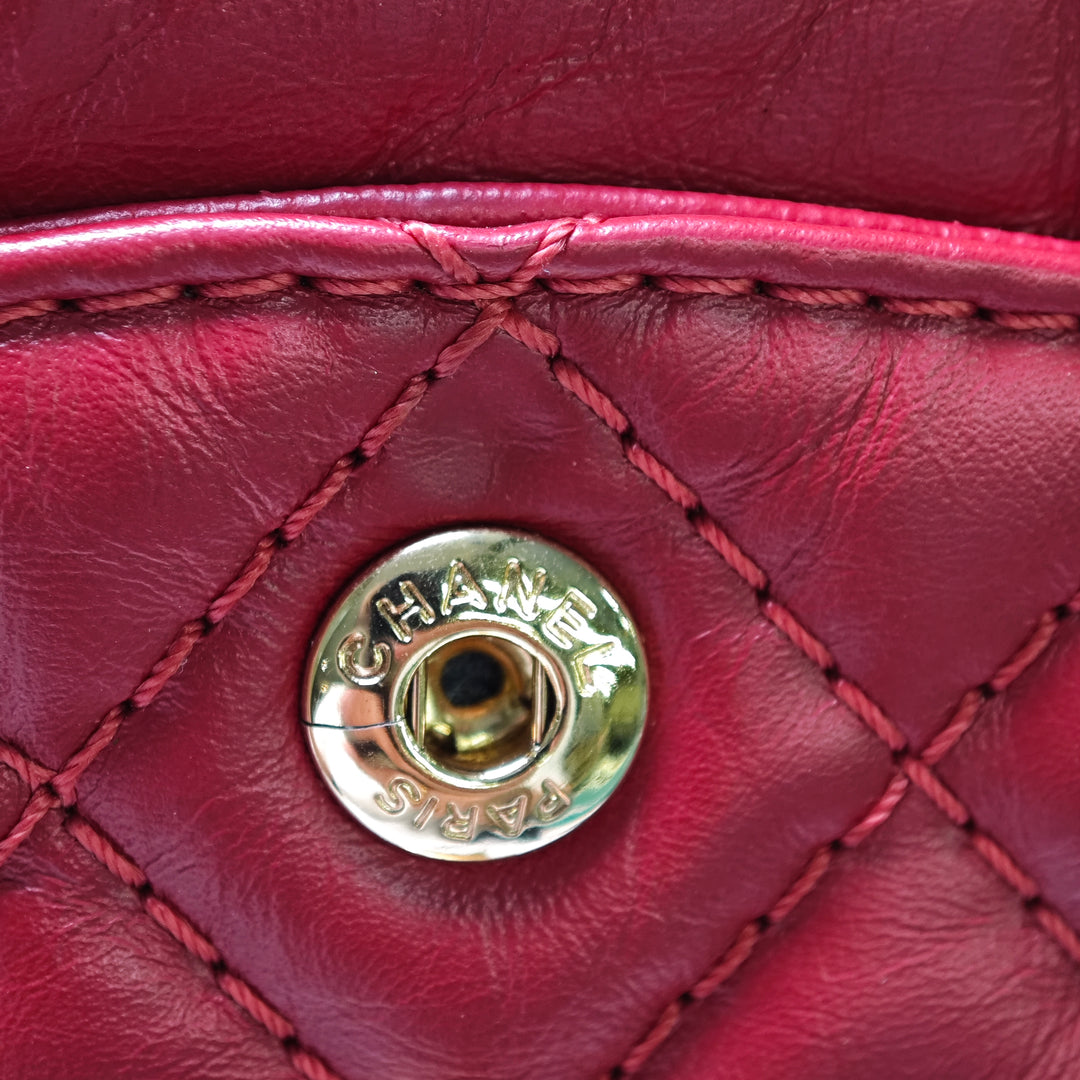 Chanel Matelassé vieilli Cuir de veau Reissue 2.55 Simple rabat 224
