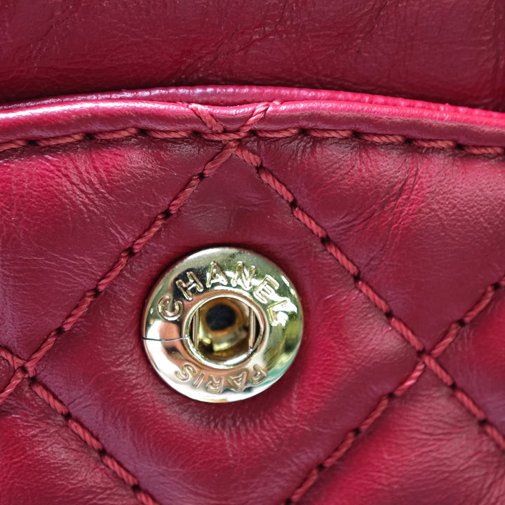Chanel Matelassé vieilli Cuir de veau Reissue 2.55 Simple rabat 224