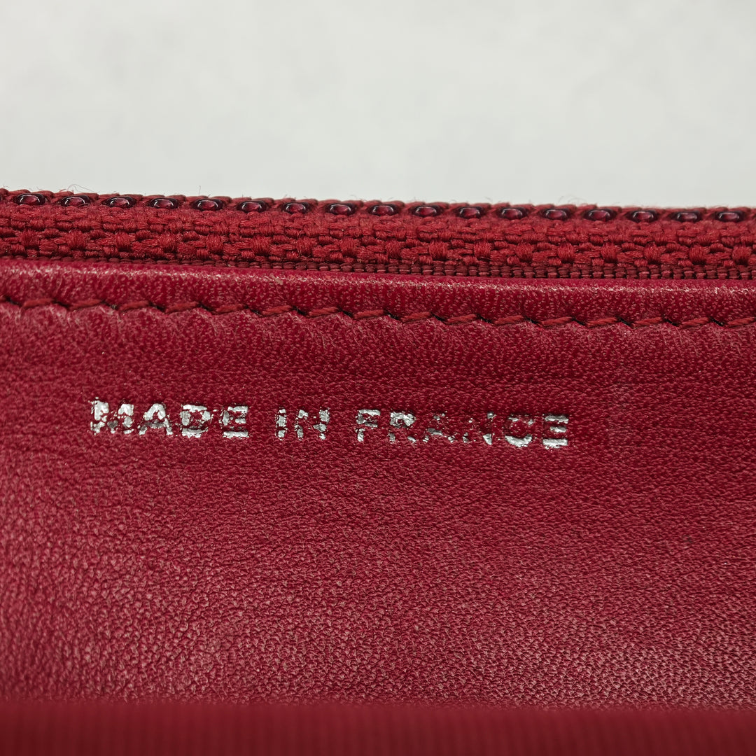 Chanel CC Matelassé Cuir de veau Double Stitch Hamptons Wallet on Chain