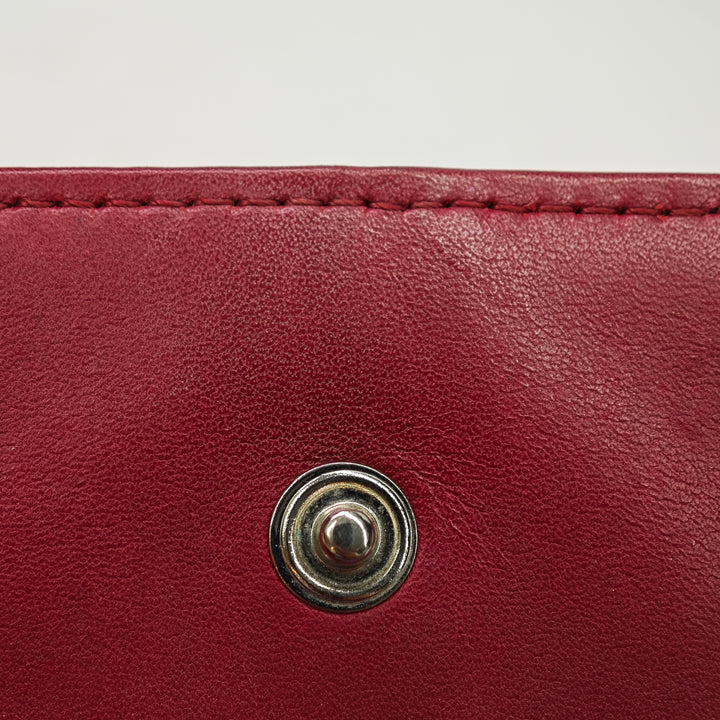 Chanel CC Matelassé Cuir de veau Double Stitch Hamptons Wallet on Chain