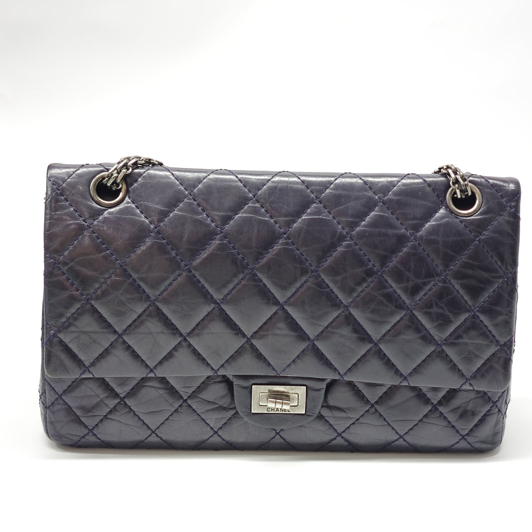 Chanel Matelassé vieilli Cuir de veau Reissue 2.55 Double rabat 226