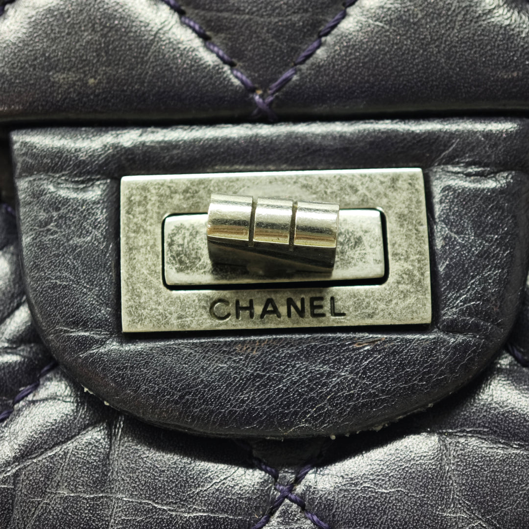 Chanel Matelassé vieilli Cuir de veau Reissue 2.55 Double rabat 226