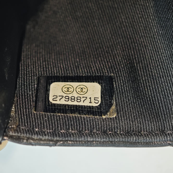Chanel Matelassé vieilli Cuir de veau Reissue 2.55 Wallet on Chain