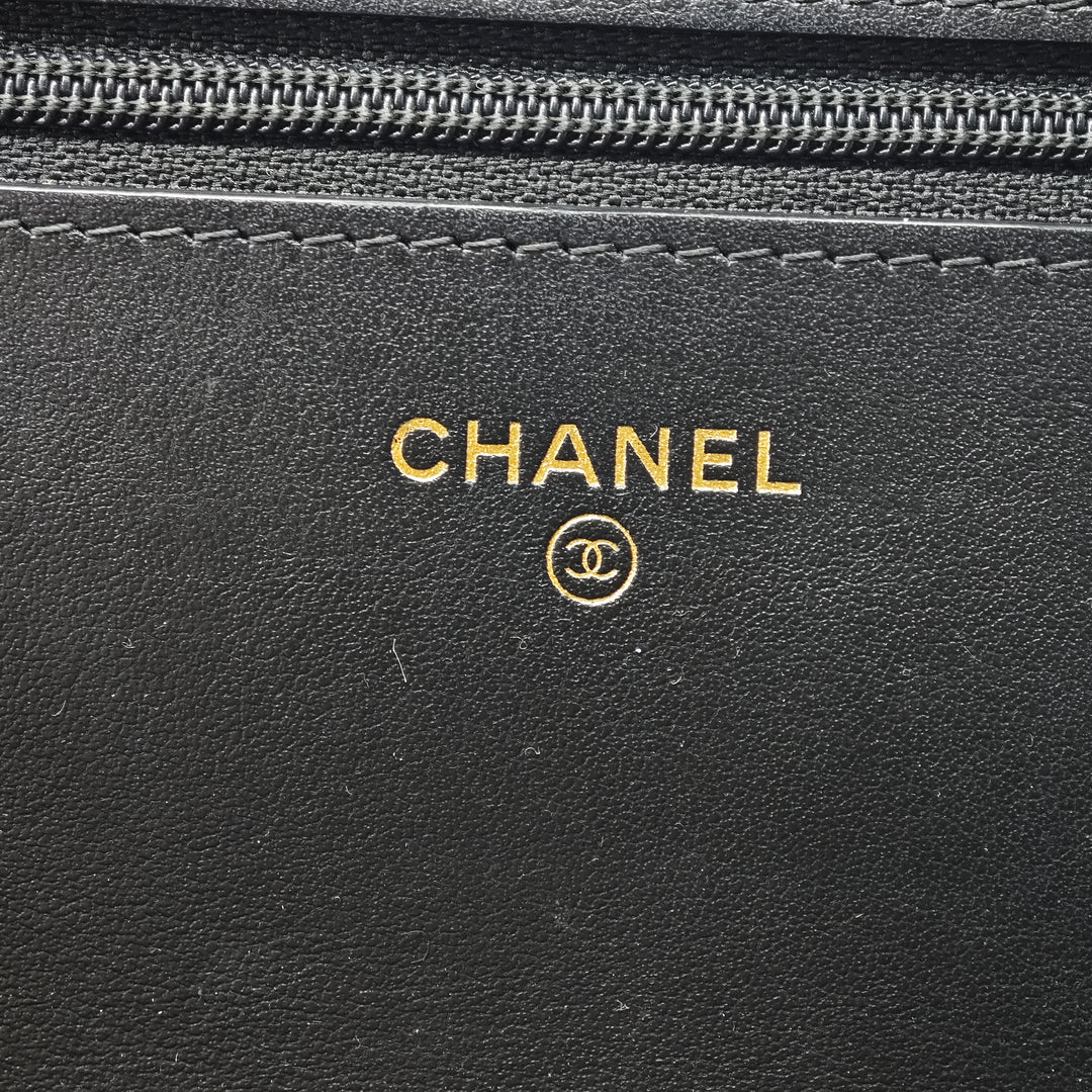 Chanel Matelassé vieilli Cuir de veau Reissue 2.55 Wallet on Chain