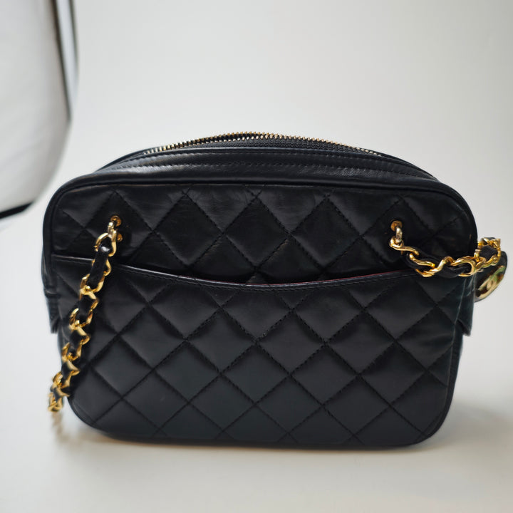 Chanel Mini CC Matelassé Cuir d’agneau Pocket Chain Sac caméra