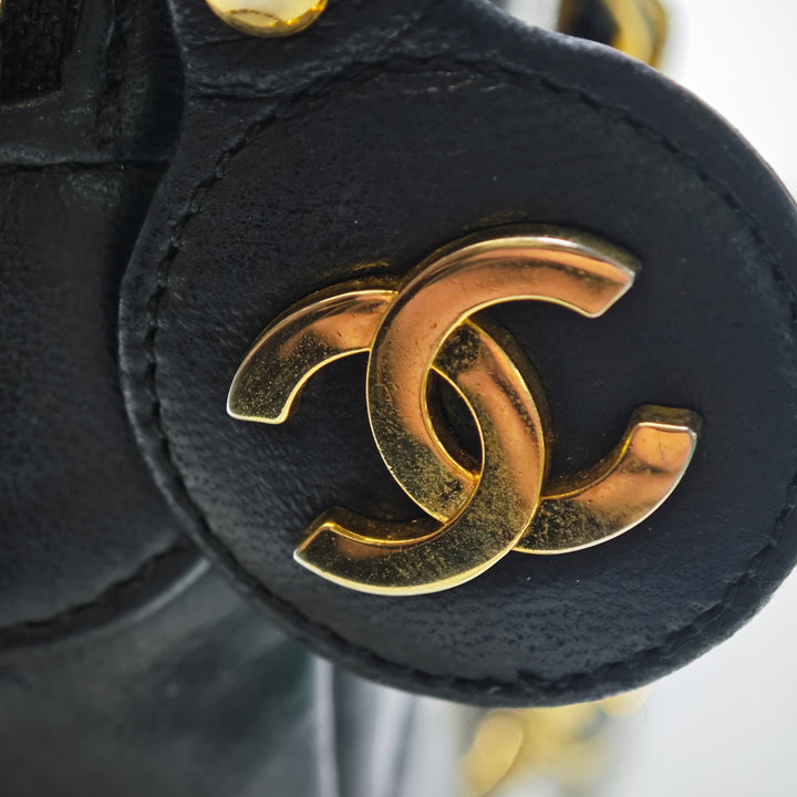 Chanel Mini CC Matelassé Cuir d’agneau Pocket Chain Sac caméra