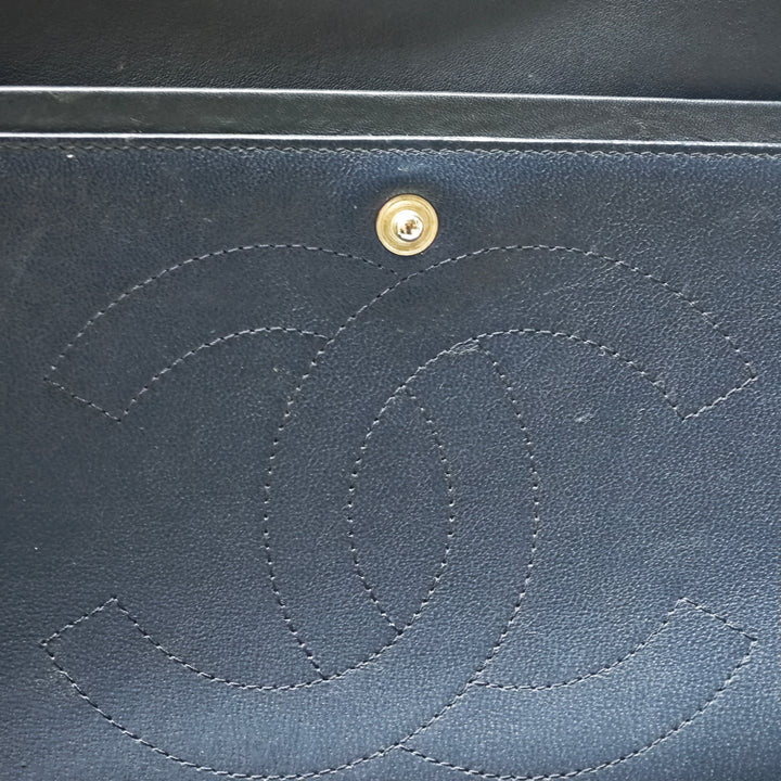 Chanel Jumbo Classic Cuir verni Double rabat