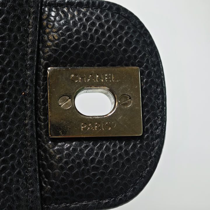 Chanel Medium Classic Caviar Double rabat