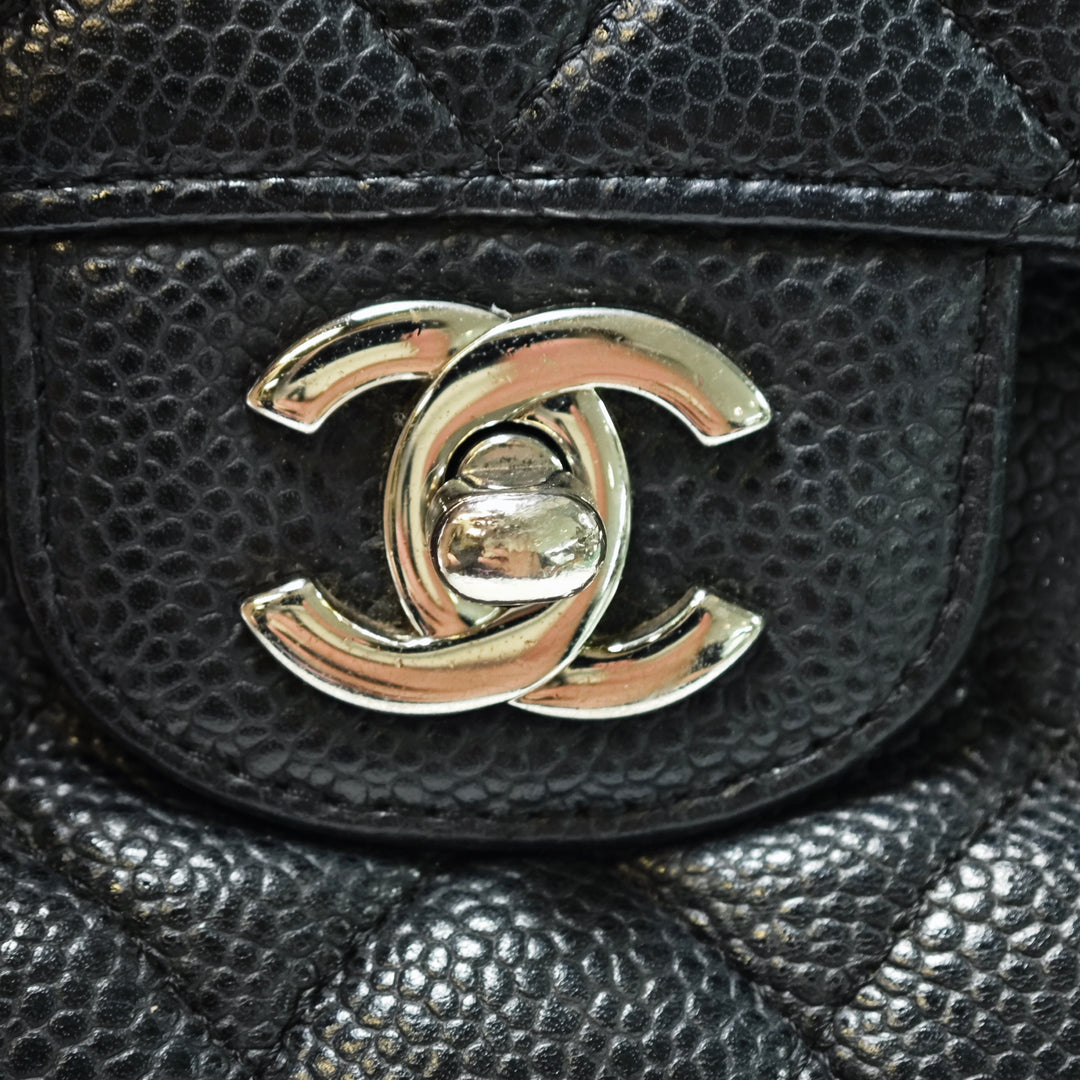 Chanel Medium Classic Caviar Double rabat