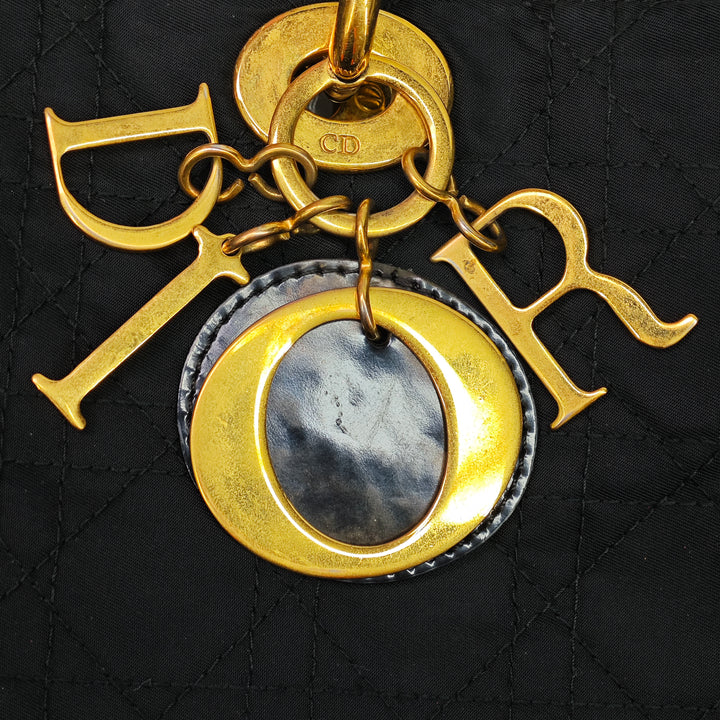 Dior Large Nylon Cannage Lady Dior