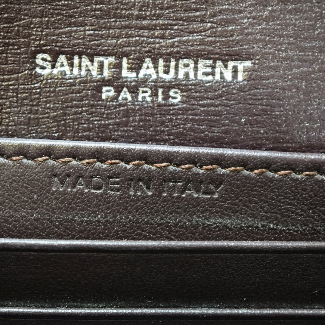 Saint Laurent Small Cuir de veau Monogram Sunset Sac porté croisé