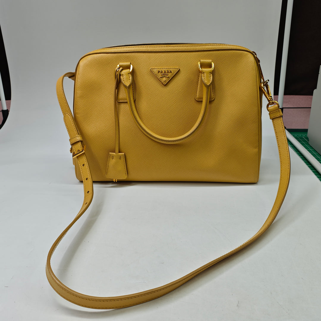 Prada Saffiano Lux Boston Sac