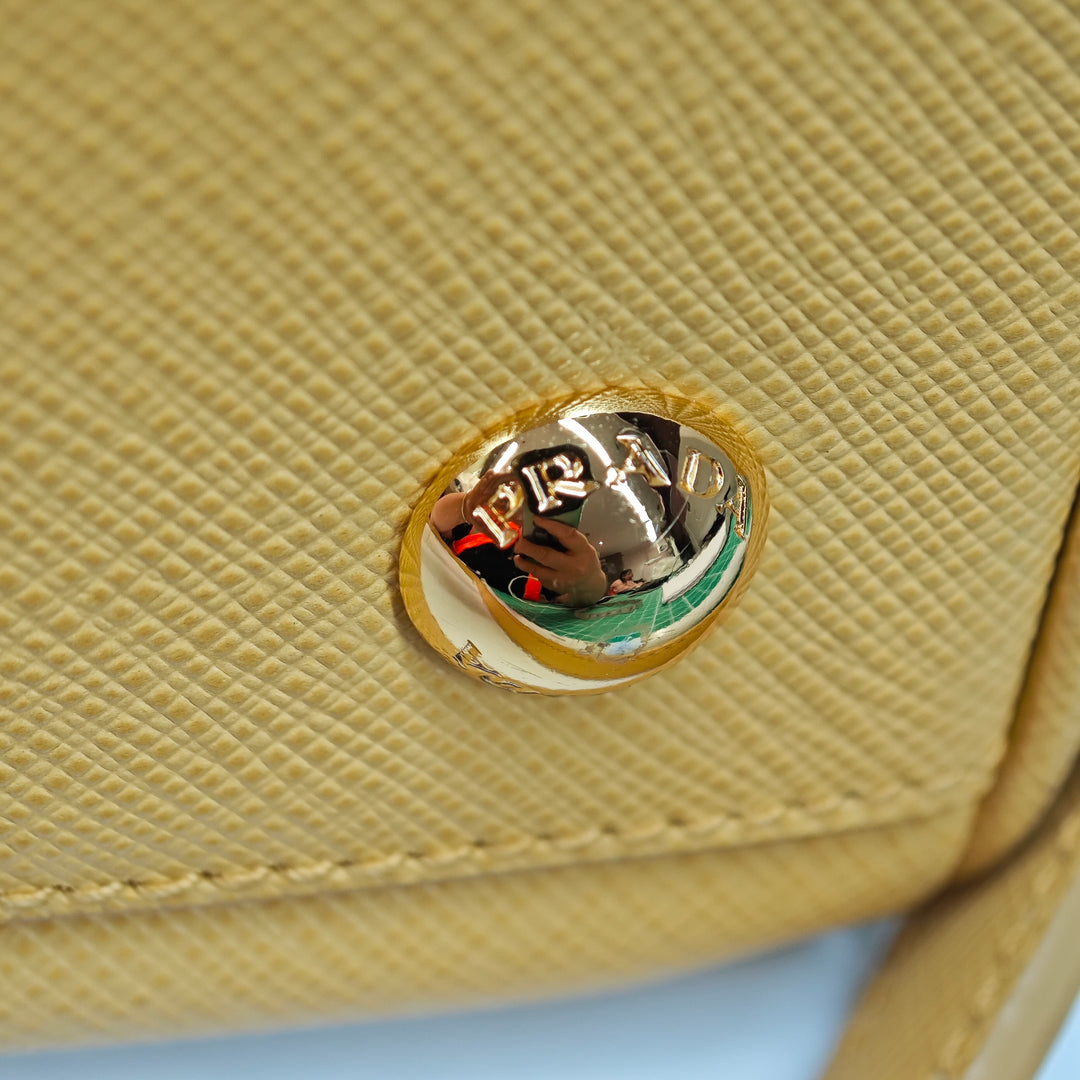 Prada Saffiano Lux Boston Sac