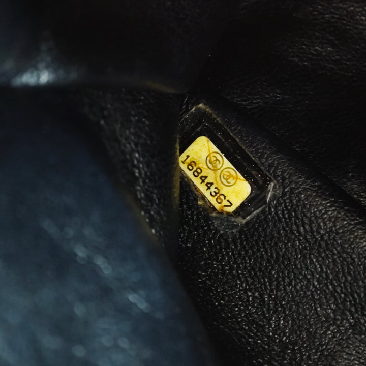Chanel Jumbo Classic Cuir verni Double rabat