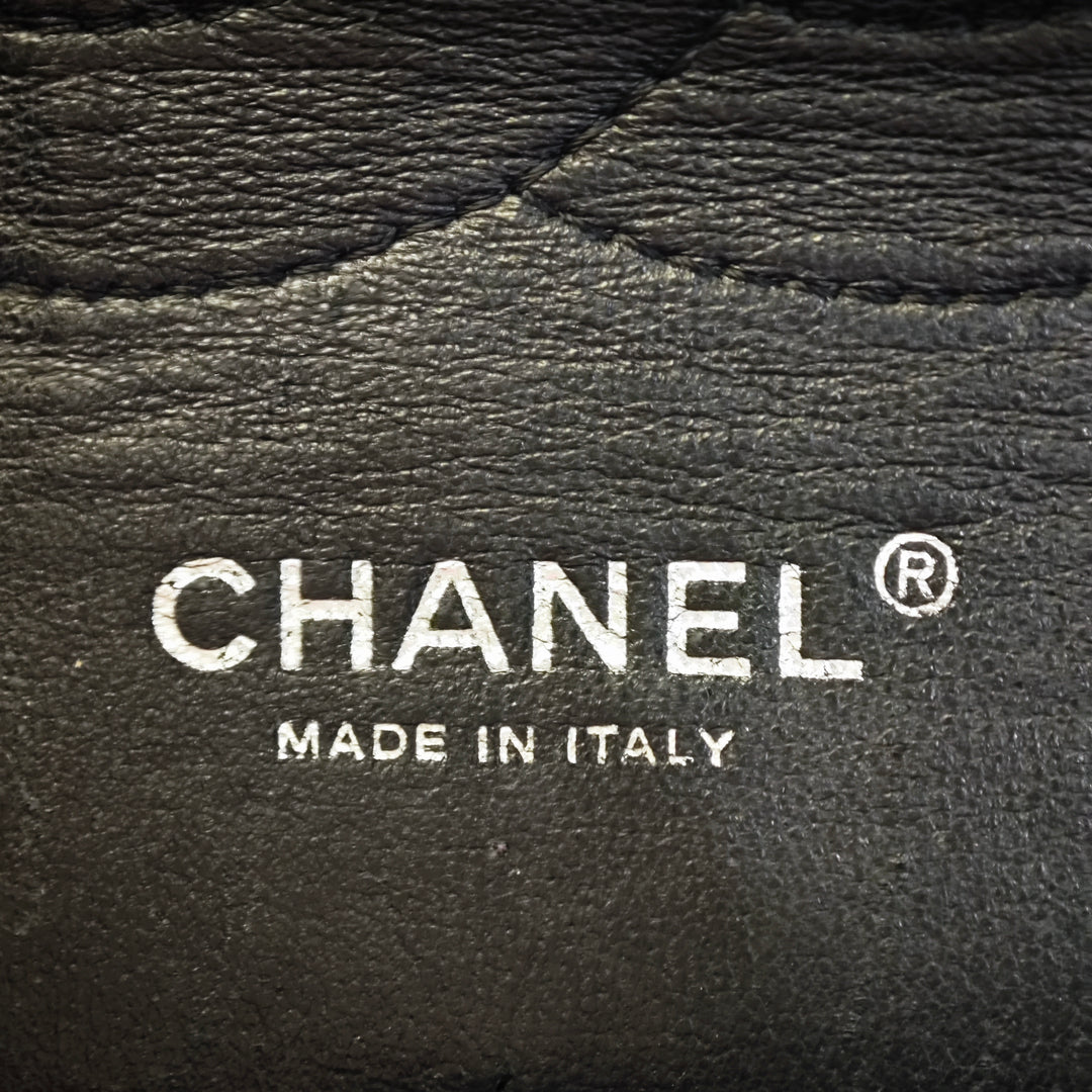 Chanel Jumbo Classic Cuir verni Double rabat