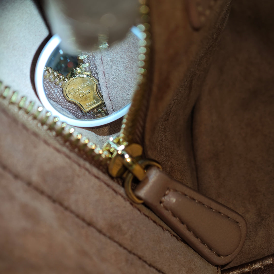 Dior Small Satin Cannage Swarovski Lady Dior