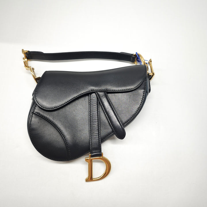 Dior Mini Smooth Cuir de veau Saddle Sac