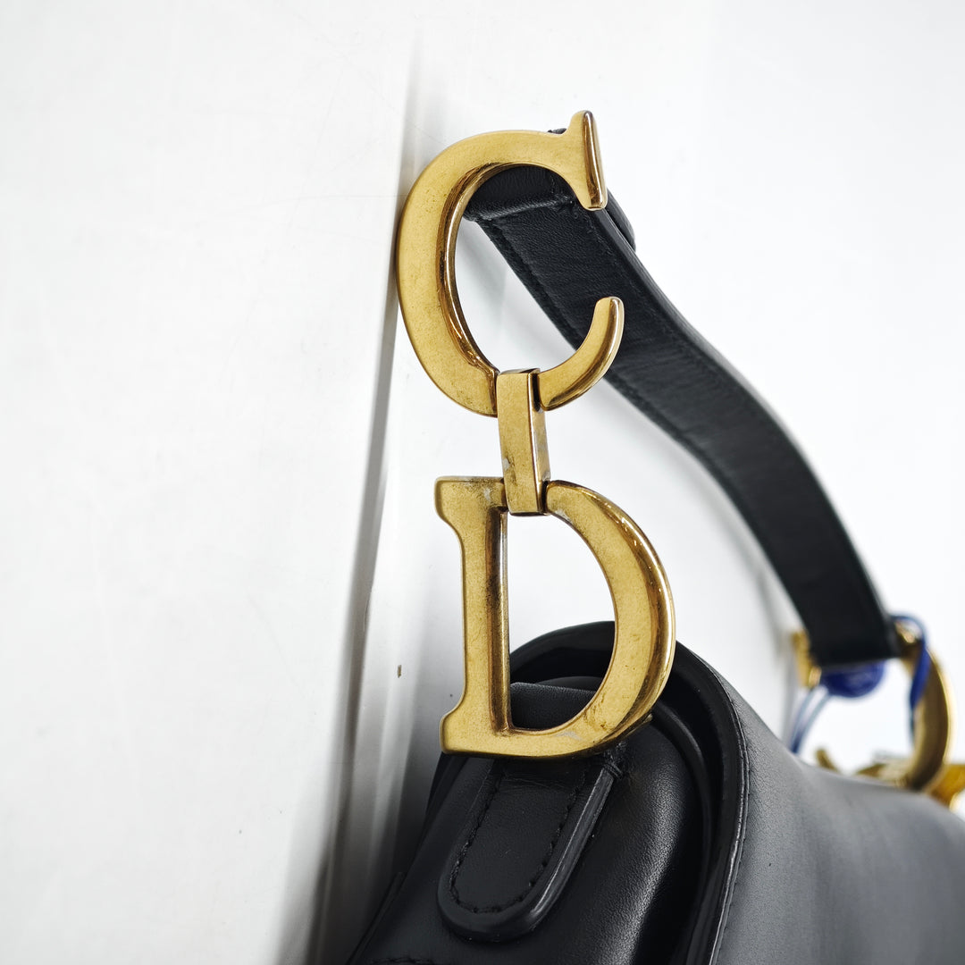 Dior Mini Smooth Cuir de veau Saddle Sac