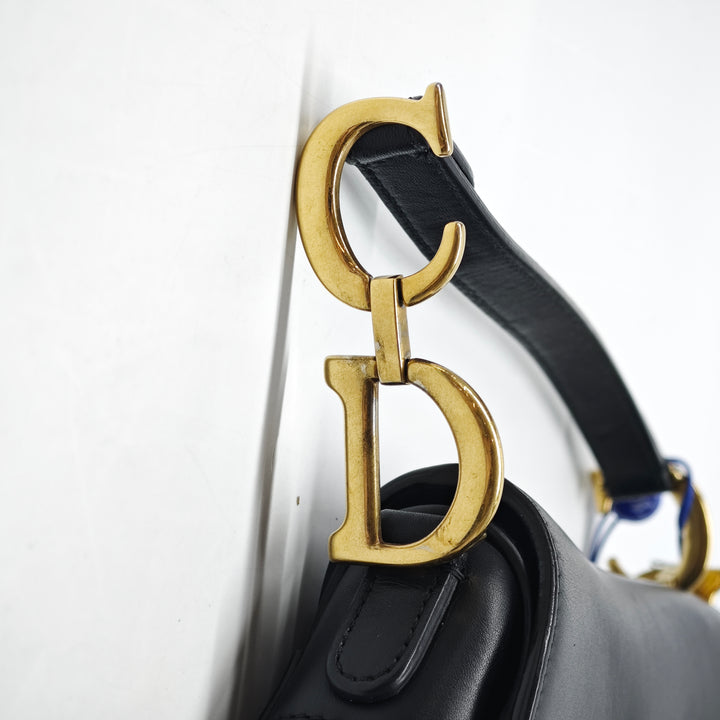 Dior Mini Smooth Cuir de veau Saddle Sac