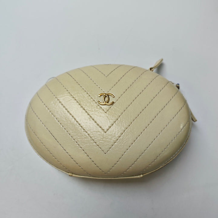 Chanel Chevron Surpiqué Cuir de veau La Pausa Evening Sac