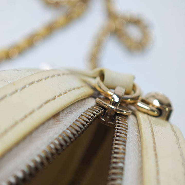Chanel Chevron Surpiqué Cuir de veau La Pausa Evening Sac