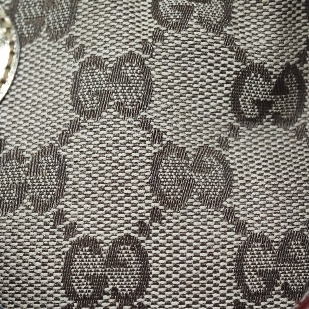 Gucci Small GG Toile Brando Guccioli Holiday Chihuahua Cabas