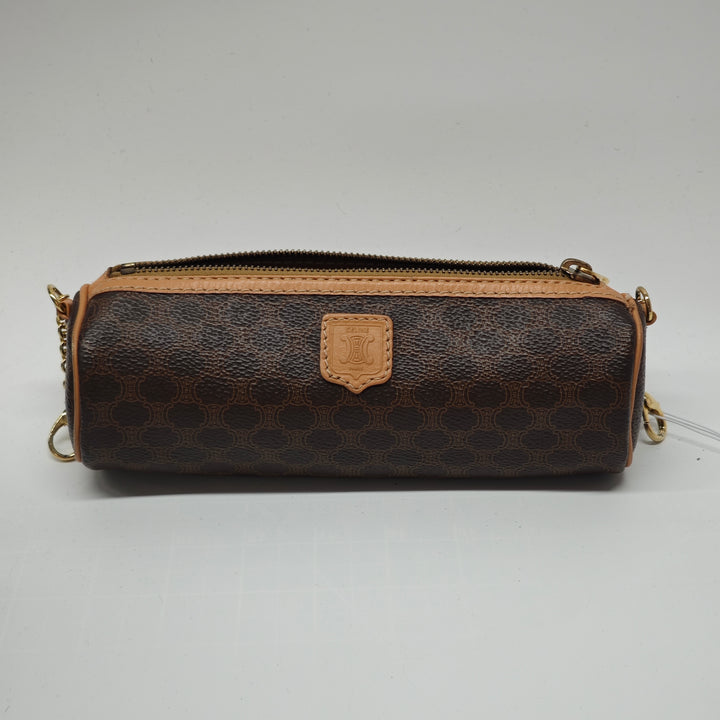Celine Macadam Coated Toile Sac porté croisé