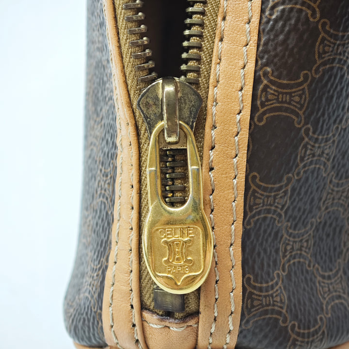 Celine Macadam Coated Toile Sac porté croisé