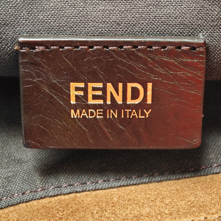 Fendi Pequin Toile Sac bandoulière