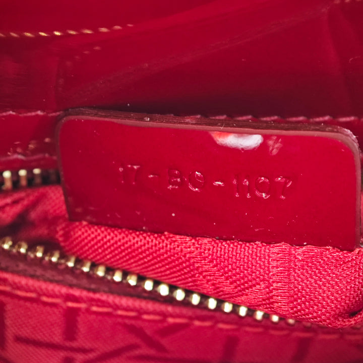 Dior Mini Cuir verni Cannage Lady Dior