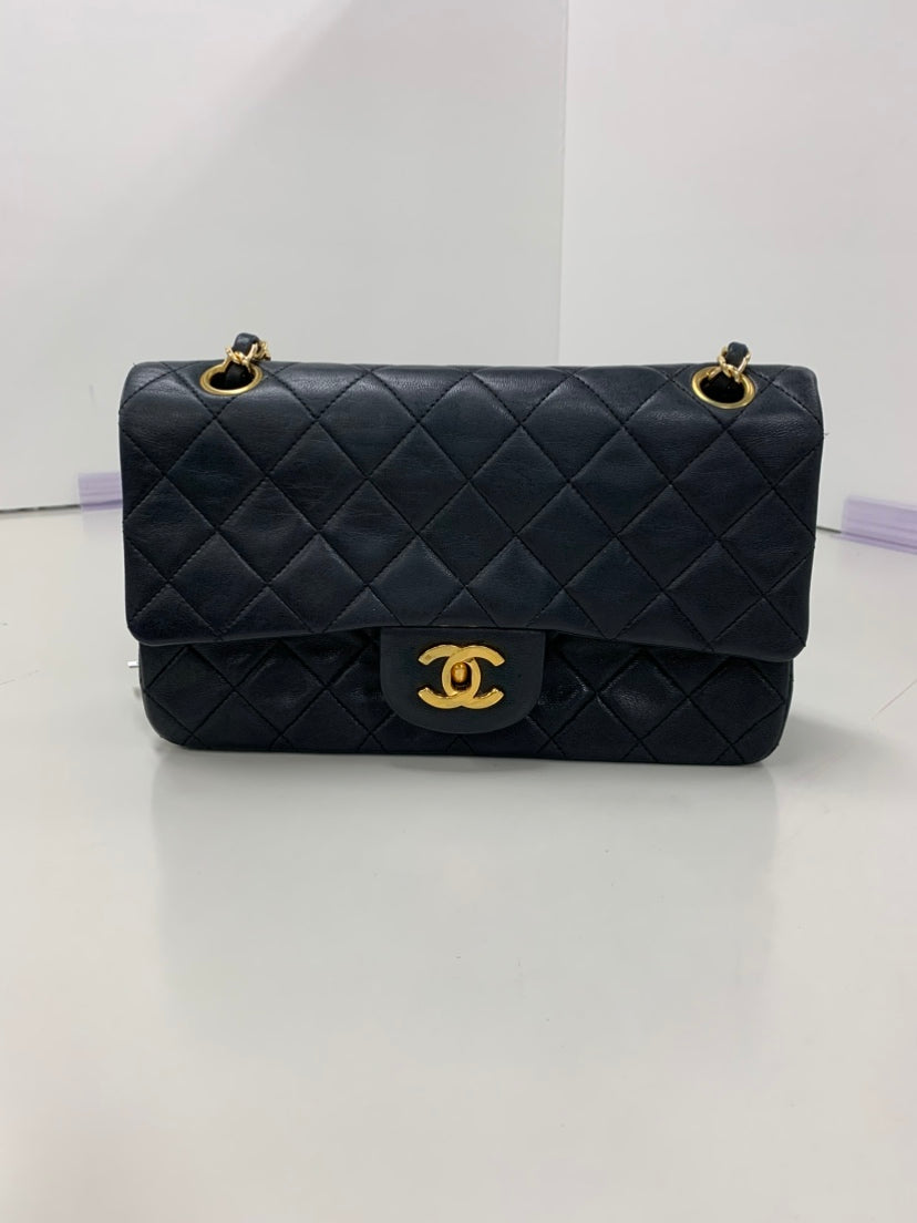 Chanel Small Classic Cuir d’agneau Double rabat
