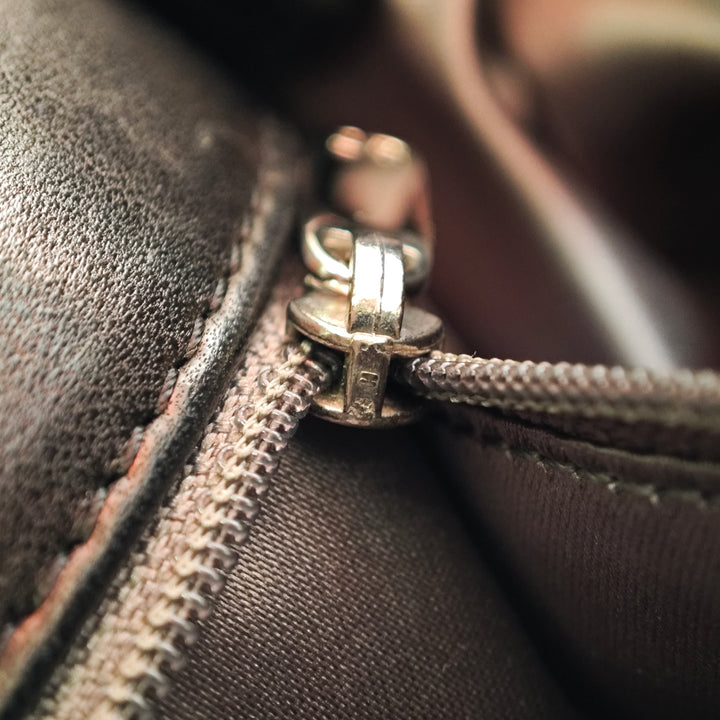Chanel CC Cuir d’agneau Graphic Patchwork Rabat intégral
